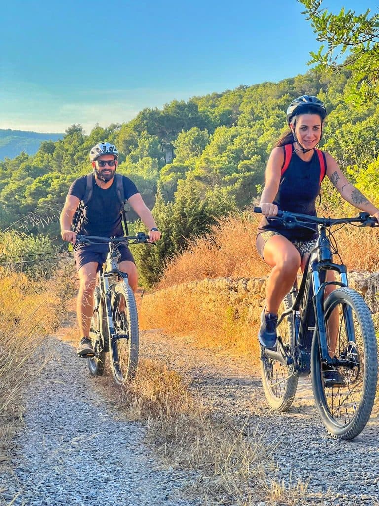 eBike tour route in Ibiza