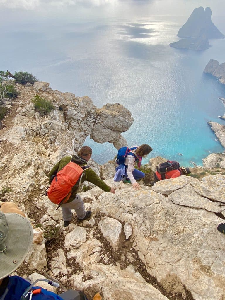 Es Vedra rock formation near Ibiza at sunset