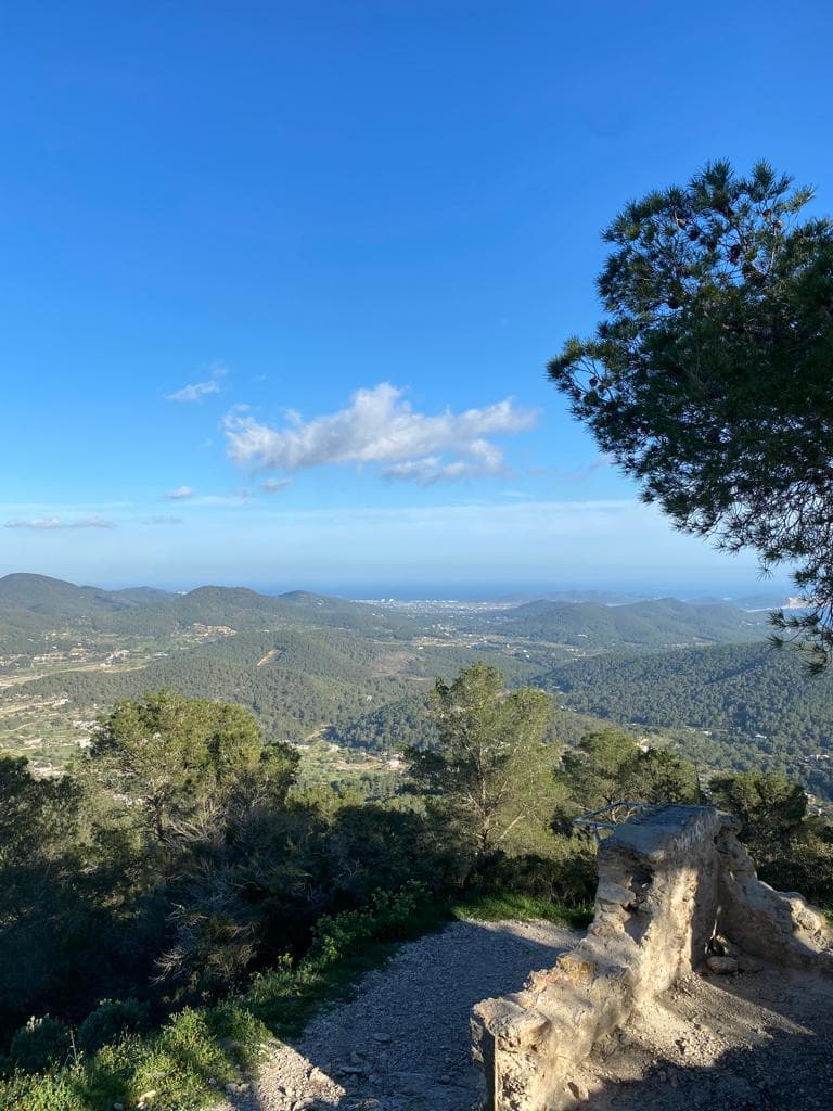 View from Sa Talaia, the highest point in Ibiza